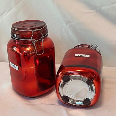 Red Glass Jars and More (K-DZ)