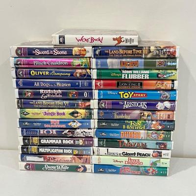 DISNEY / MCA ~ Twenty-Seven (27) VHS Tapes