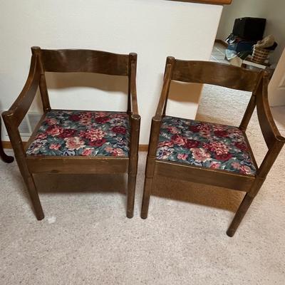 Pair of side chairs