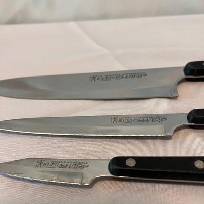 Henckels & Wüsthof Knives with Stainless Steel Kitchen Utensils (K-DZ)