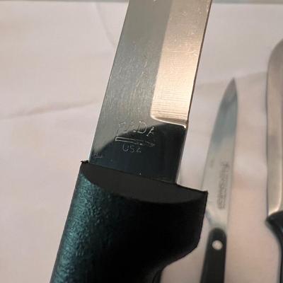Henckels & Wüsthof Knives with Stainless Steel Kitchen Utensils (K-DZ)