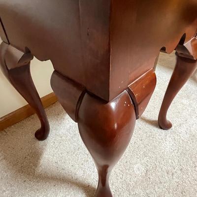 Round side table