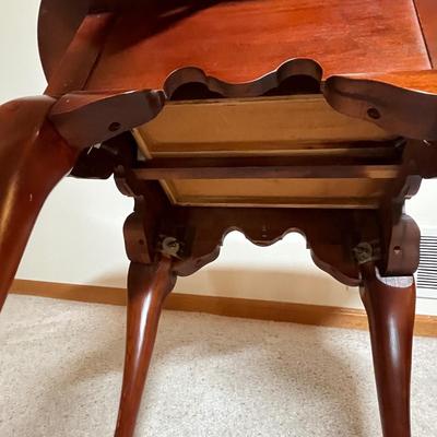 Round side table
