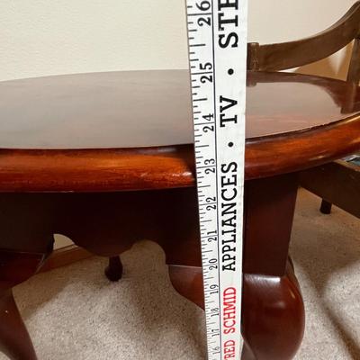 Round side table
