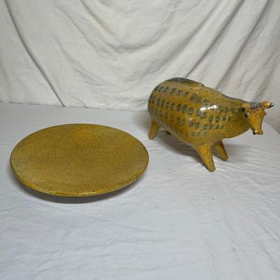 Cow & plate