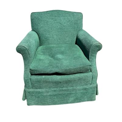 1423 Vintage Green Upholstered Chair