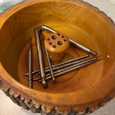 Fondue Forks & Nut bowl