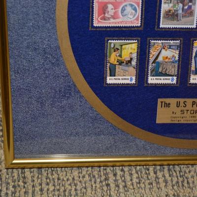 The U.S. Postal Service Story Plate Framed & Matted Collection by Henry Gill