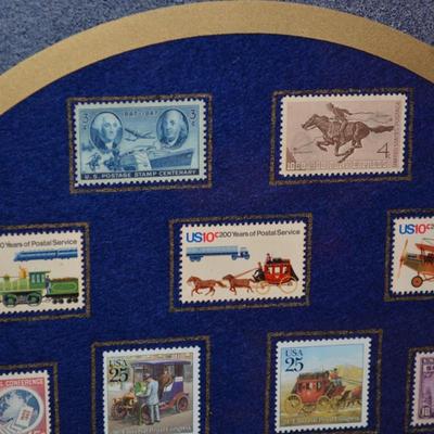 The U.S. Postal Service Story Plate Framed & Matted Collection by Henry Gill