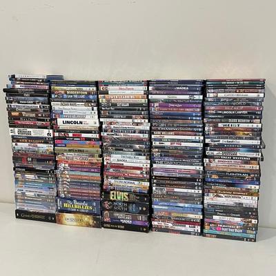 Lot of Assorted 189 DVDs