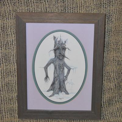 Set of 2 Framed & Matted J. Hinerman Prints 1990 & 1991