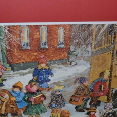 Pauline Thibodeau Paquin Signed Lithograph "Fin De Classes" 51/450