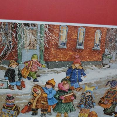Pauline Thibodeau Paquin Signed Lithograph "Fin De Classes" 51/450