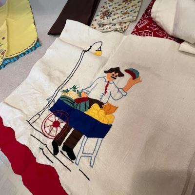 Assorted linens