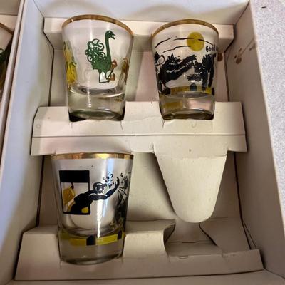 Vintage Federal Glass Shotglasses
