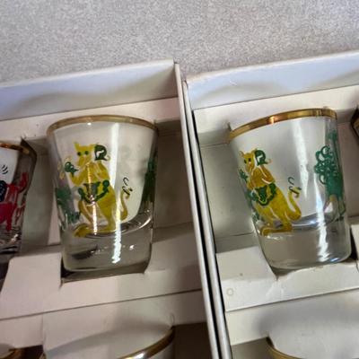 Vintage Federal Glass Shotglasses