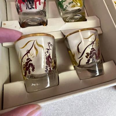 Vintage Federal Glass Shotglasses