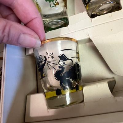 Vintage Federal Glass Shotglasses