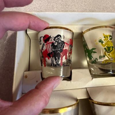Vintage Federal Glass Shotglasses