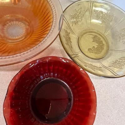 3 Antique bowls