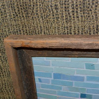 Judith Burkholder Espinosa ‘Mole Hill Reborn’ Mixed Media Art in Barn Wood Frame 2016