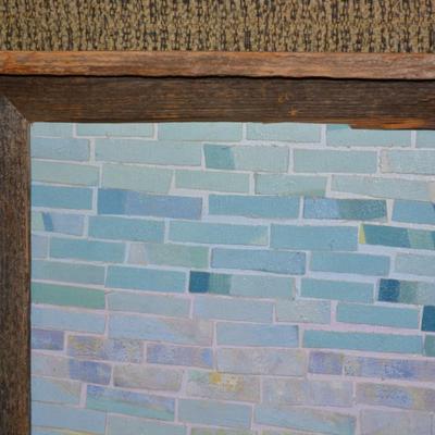 Judith Burkholder Espinosa ‘Mole Hill Reborn’ Mixed Media Art in Barn Wood Frame 2016