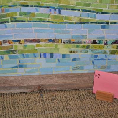 Judith Burkholder Espinosa ‘Mole Hill Reborn’ Mixed Media Art in Barn Wood Frame 2016