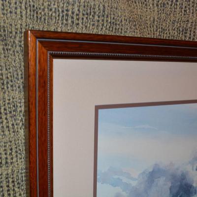 Shenandoah Valley Art Auction 1991 ‘Winter In Shenandoah Valley’ Richard Farrell Print