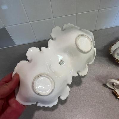 White pottery serve ware