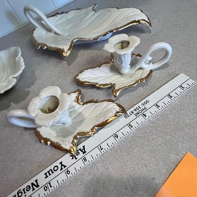 White pottery serve ware