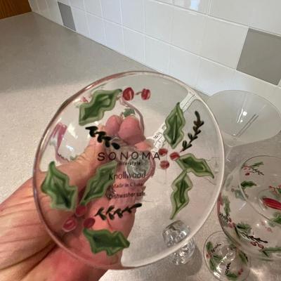 Christmas Wine glasses