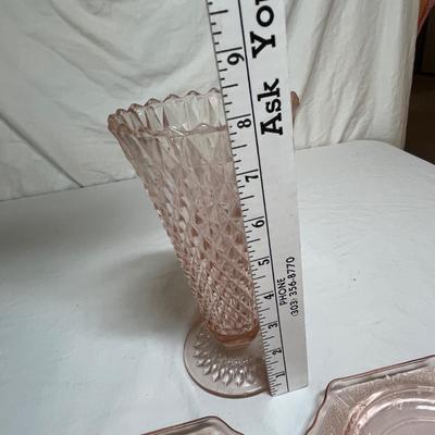 Pink Glass lot