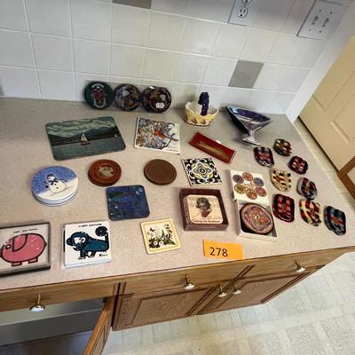 Lot of coasters & tiles