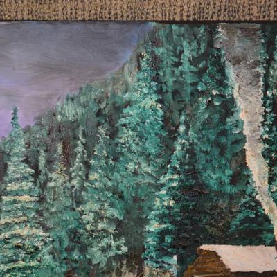 Signed Original Oil Painting on Canvas 36"x24"