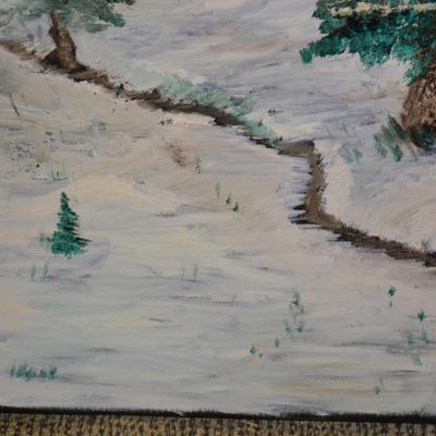 Signed Original Oil Painting on Canvas 36"x24"