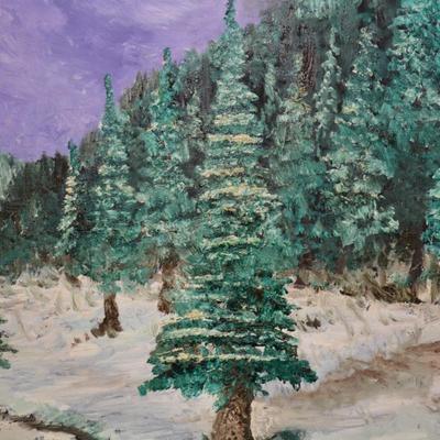 Signed Original Oil Painting on Canvas 36"x24"
