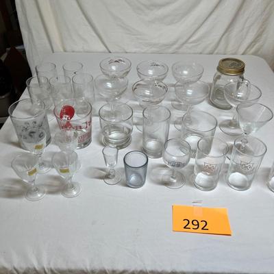 Large lot of crystal