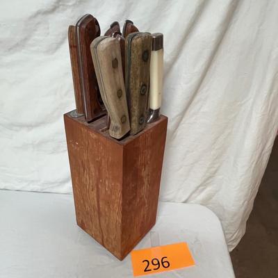 Knives & block