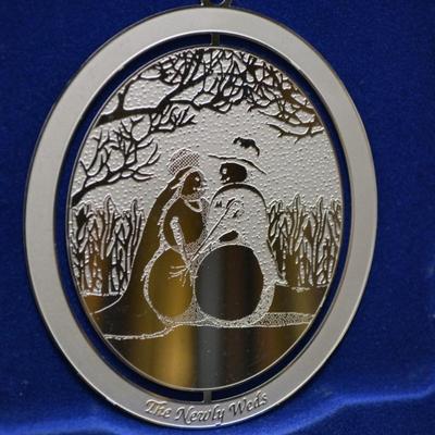 2006 Ken Schuler ‘Newly Weds’ Stamped Christmas Ornament 285/340