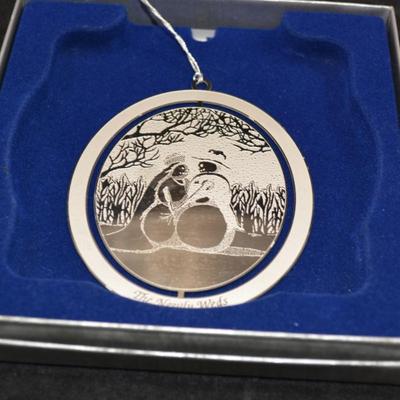 2006 Ken Schuler ‘Newly Weds’ Stamped Christmas Ornament 285/340