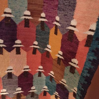Peruvian Artisan Wool Fabric Art Tapestry