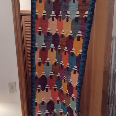 Peruvian Artisan Wool Fabric Art Tapestry