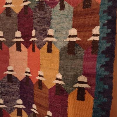 Peruvian Artisan Wool Fabric Art Tapestry