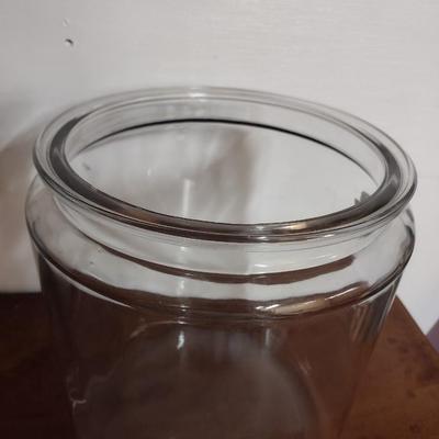 Large Glass Snack Jar with Lid