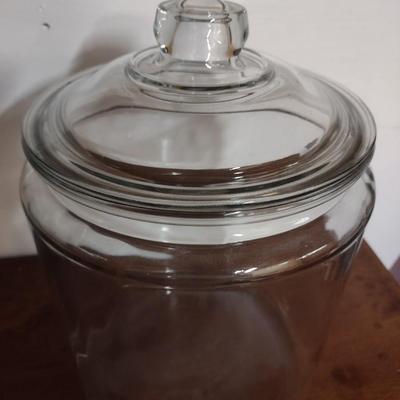 Large Glass Snack Jar with Lid