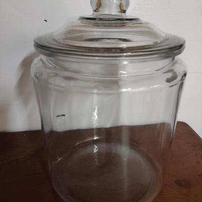 Large Glass Snack Jar with Lid