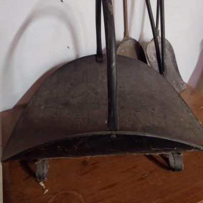 Kindling Caddy with Fireplace Tools