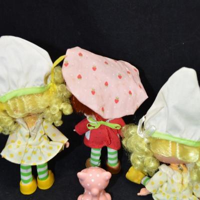 Lot of Vintage Strawberry Shortcake Dolls