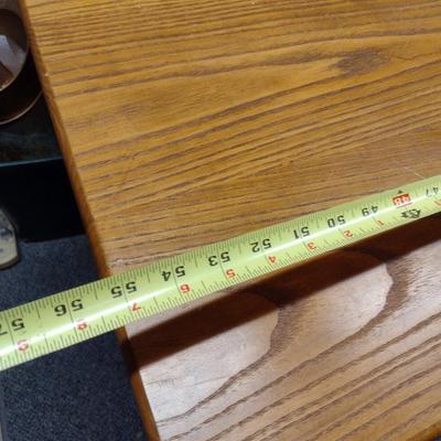 Vintage Farm Table with Oak Wood Top