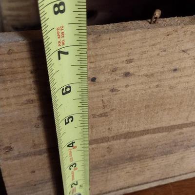 Set of Three Wood Shipping Crates